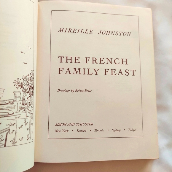 The French Family Feast, A Menu Cookbook by Mirelle Johnston - Hardcover - Picture 7 of 12